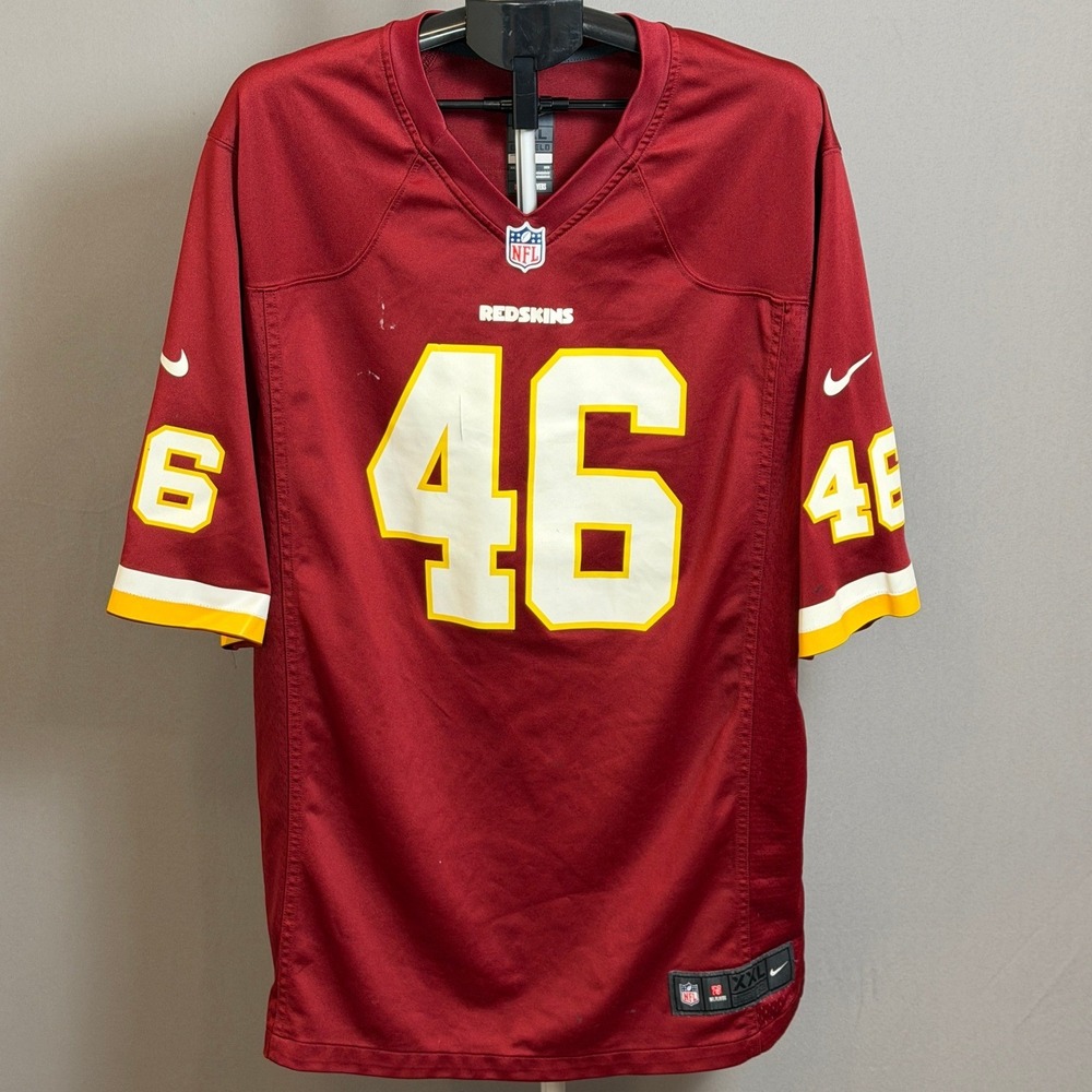 Nike Washington Redskins Jersey Mens 2XL Alfred Morris 46 NFL On Field Football